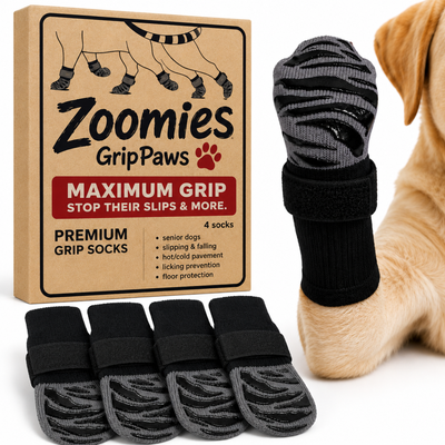 Zoomies GripPaws - Non-Slip Dog Socks