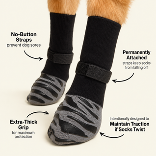 Zoomies GripPaws - Non-Slip Dog Socks
