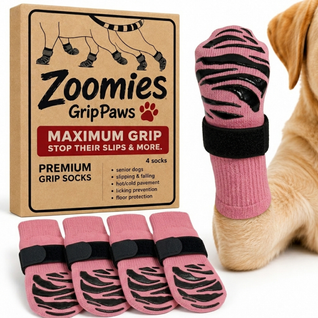 Zoomies GripPaws - Non-Slip Dog Socks