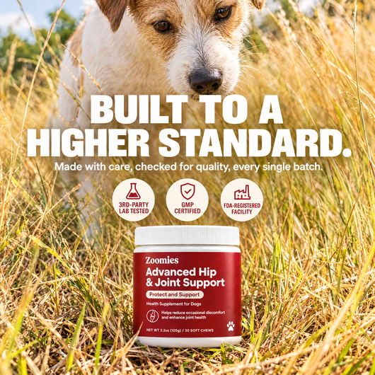 Built to a higher standard: 3rd-party lab tested, GMP certified, FDA-registered facility